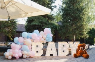 Decoração para chá de bebê