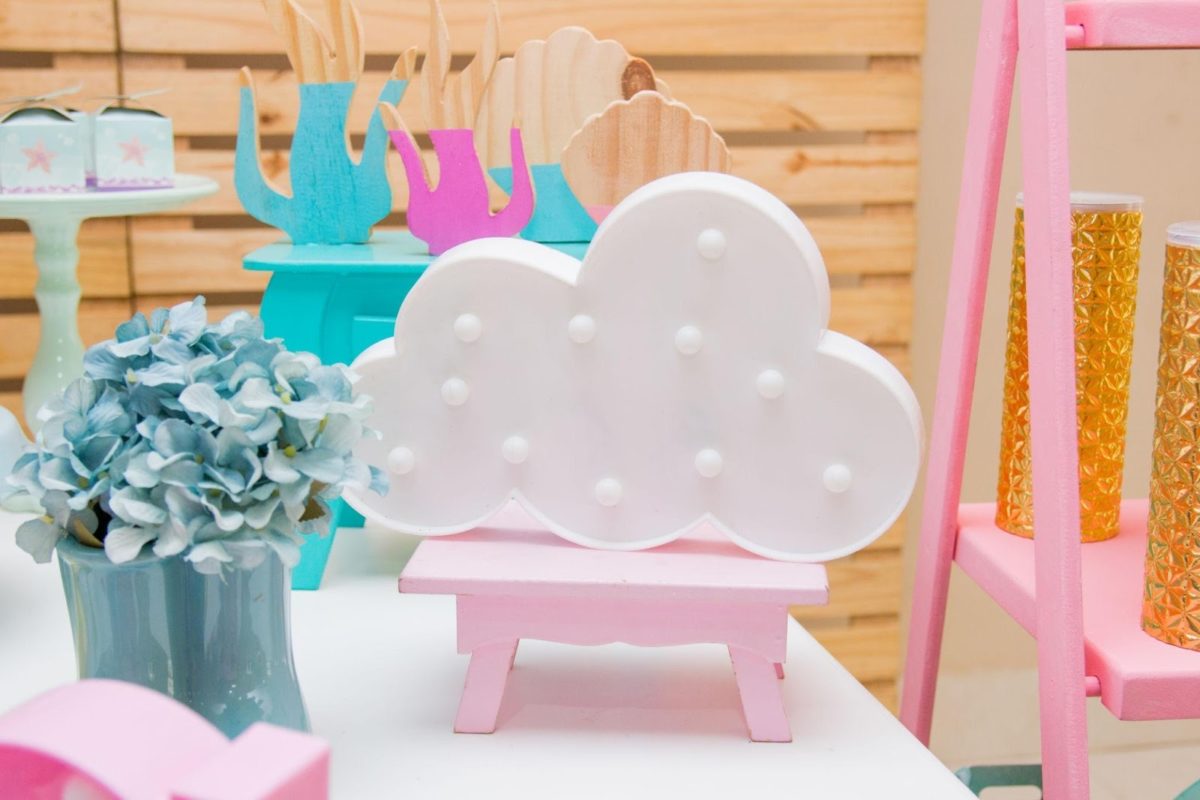 Ideias de como decorar chá de bebê tema céu