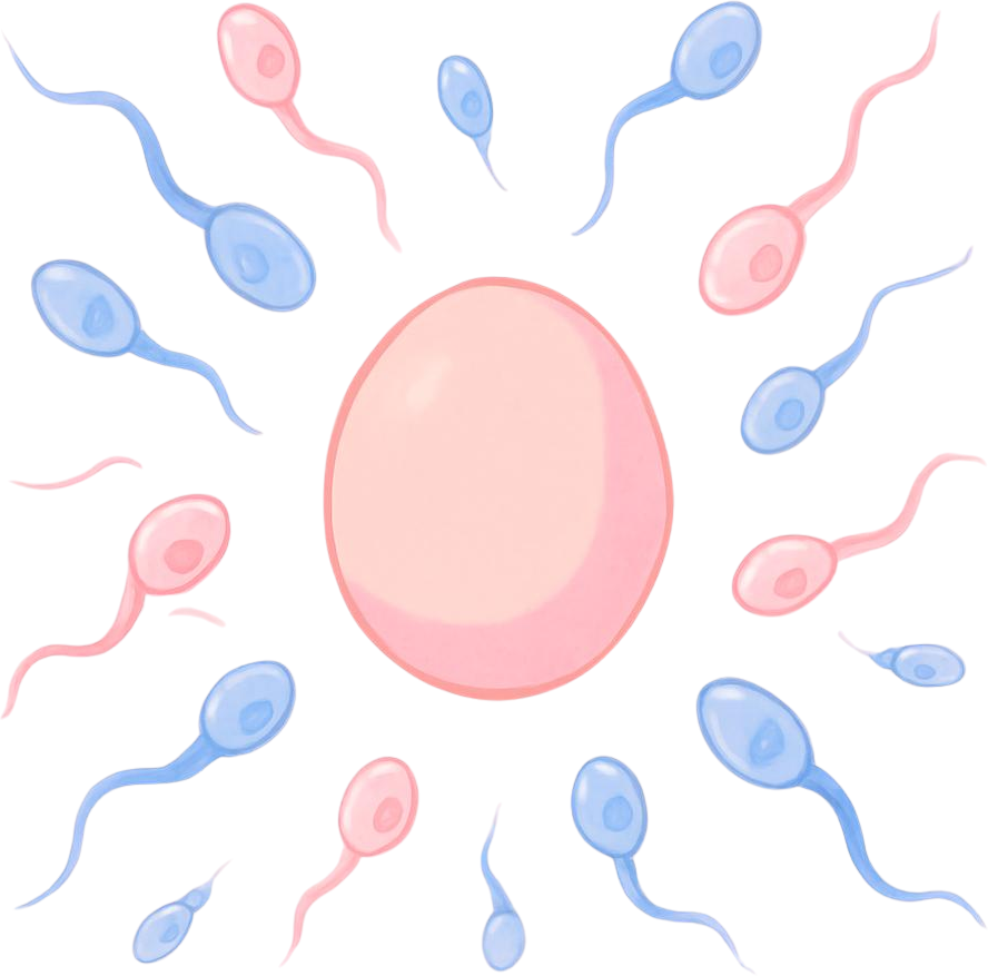 Tem como escolher o sexo do bebê imagem ilustrativa sobre fecundação e definição do sexo