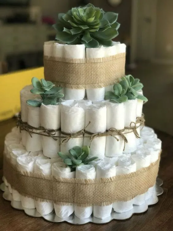 decoração simples chá de bebe