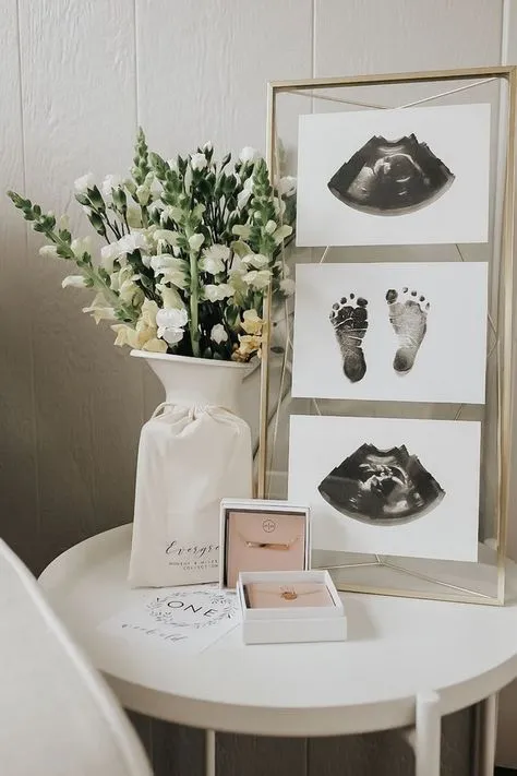 decoração simples chá de bebe
