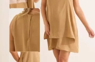 Gestante usando vestido para gestantes jovens midi canelado em ensaio de gravidez ao ar livre